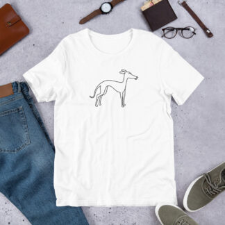 Greyhound t-shirt – Black outline